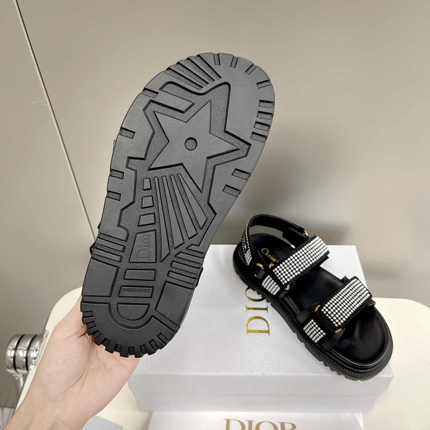 Dior Women Dioract Sandal - FashionPlug