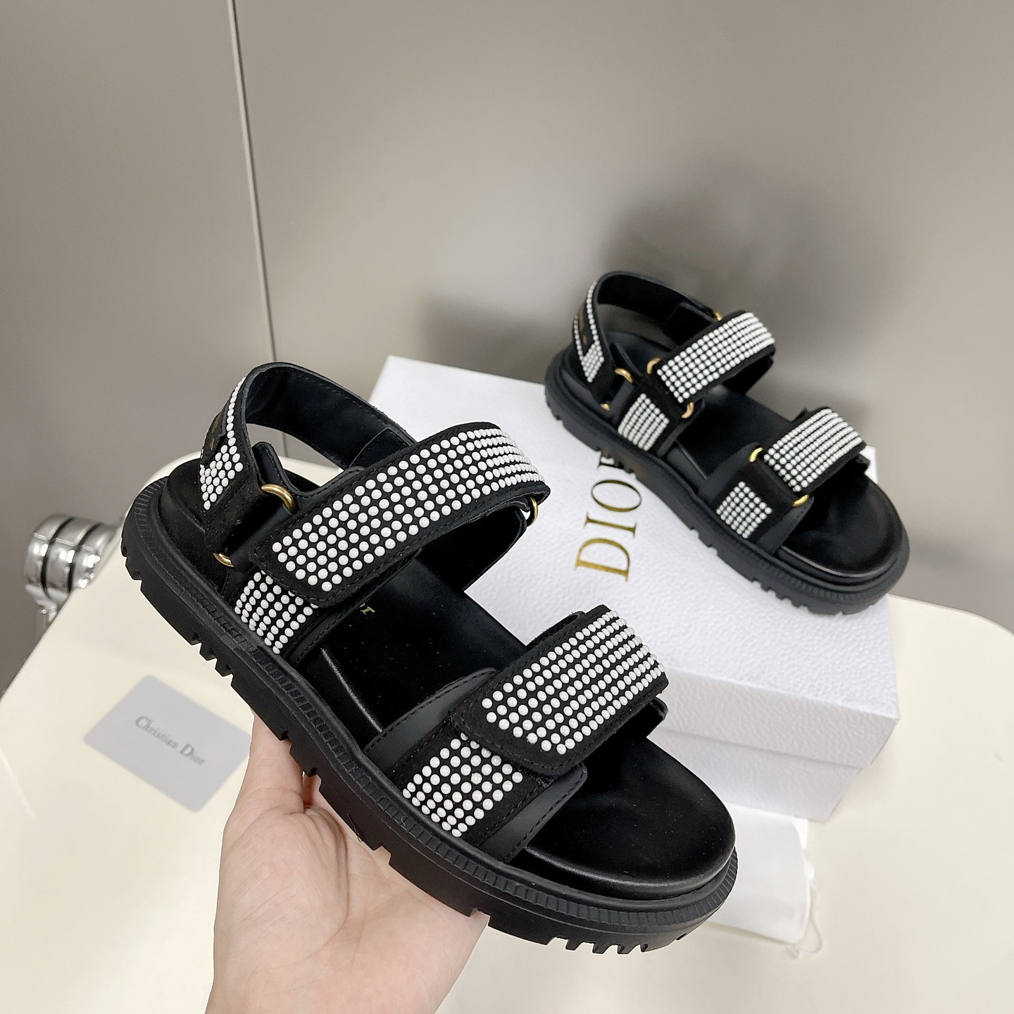 Dior Women Dioract Sandal - FashionPlug