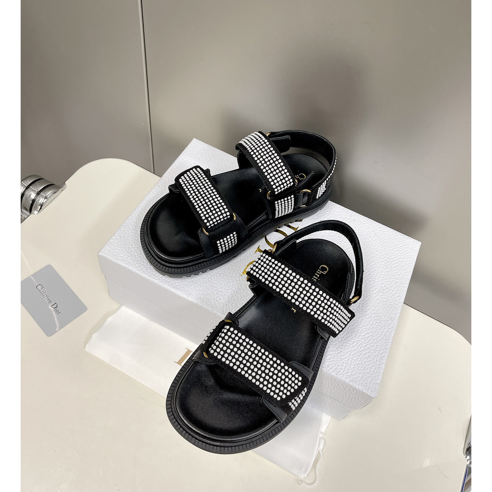 Dior Women Dioract Sandal - FashionPlug