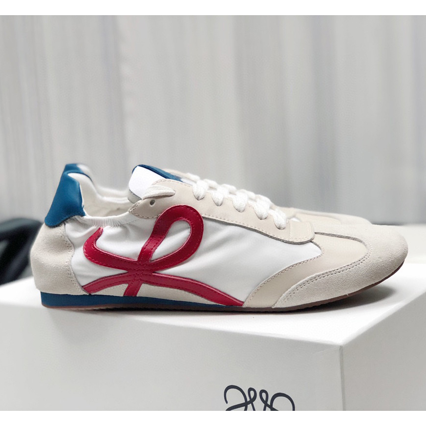 Loewe Ballet Runner In Nylon And Calfskin - FashionPlug
