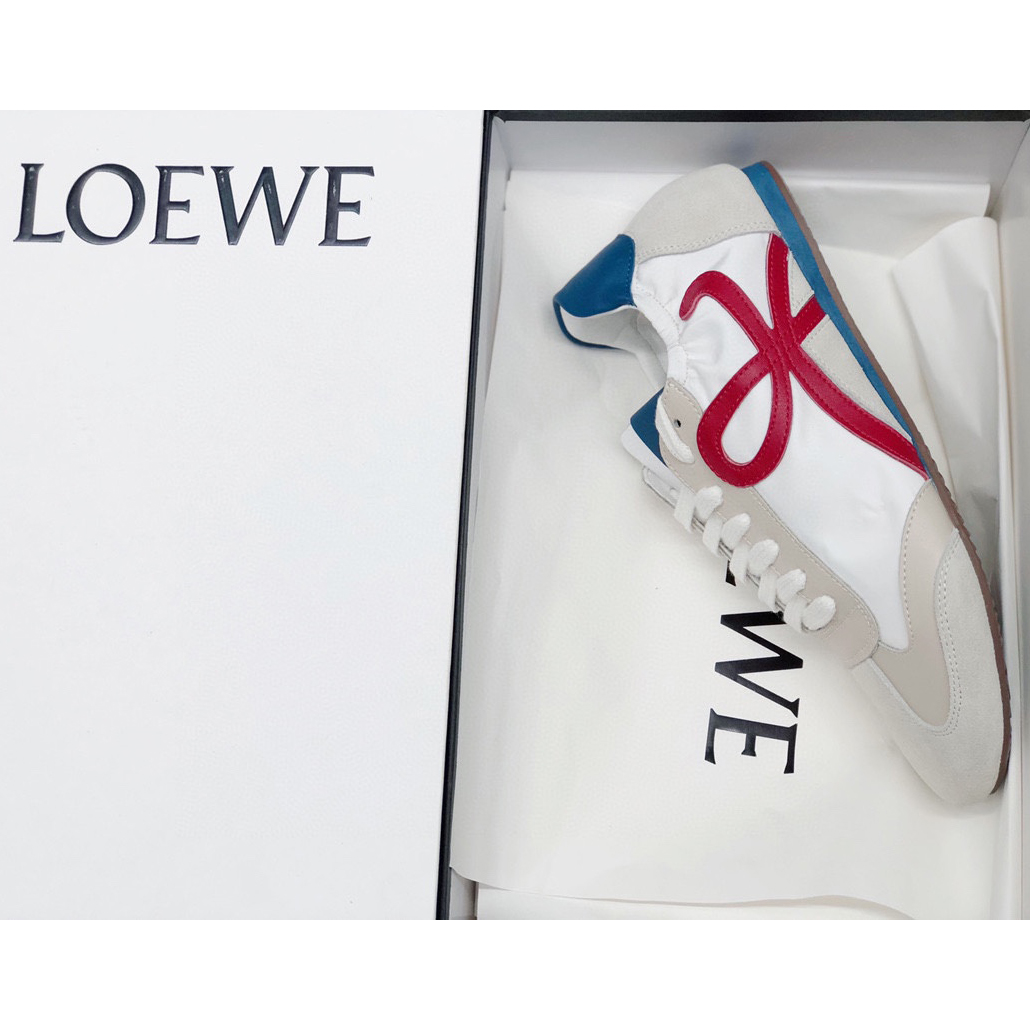 Loewe Ballet Runner In Nylon And Calfskin - FashionPlug