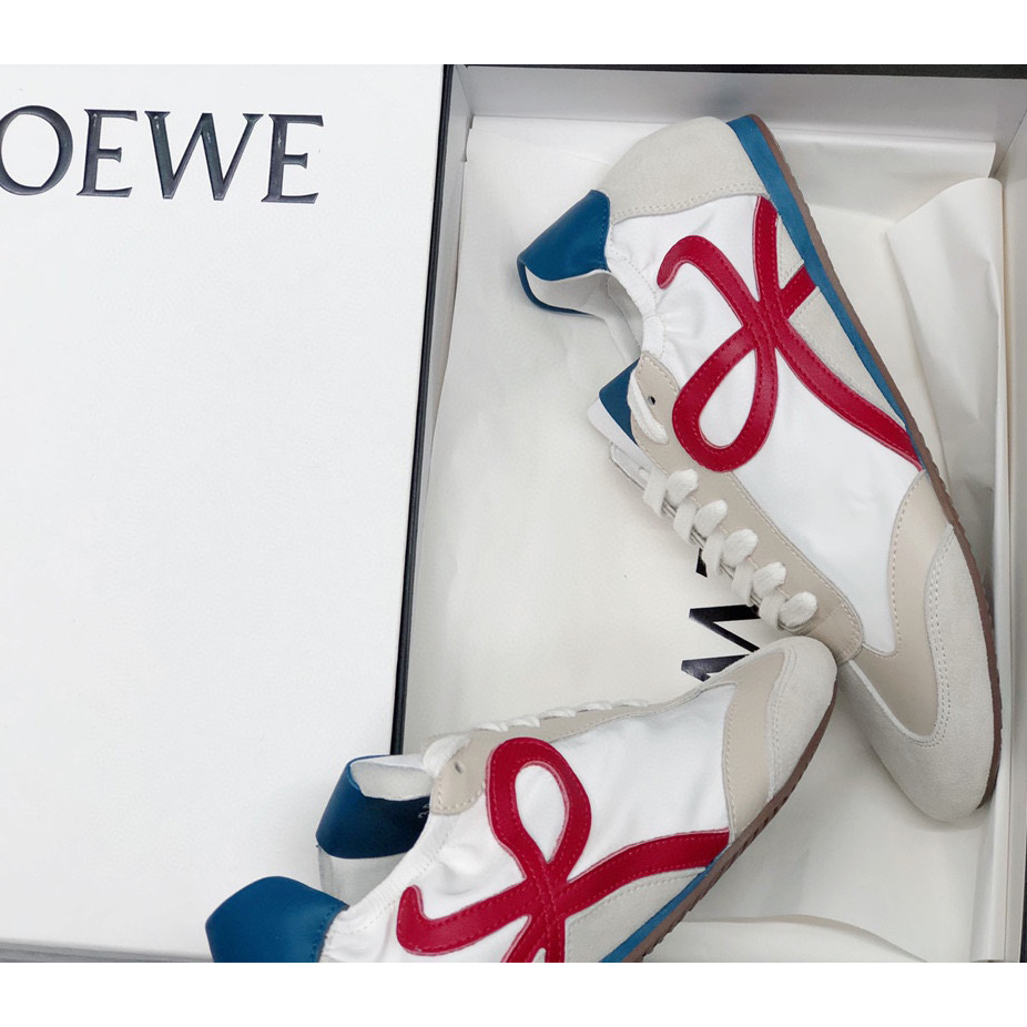 Loewe Ballet Runner In Nylon And Calfskin - FashionPlug