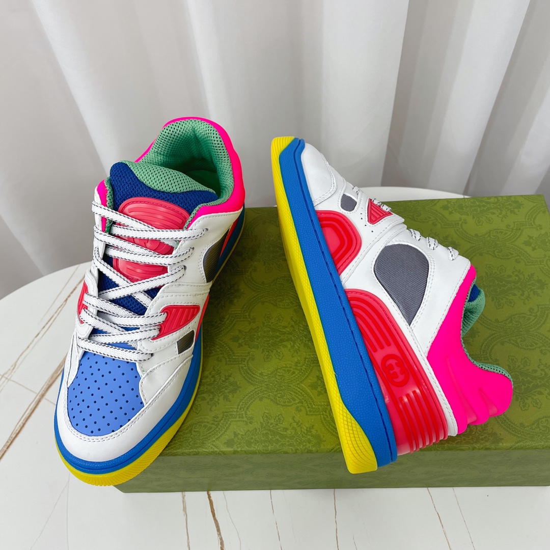 Gucci  Basket Sneaker With Lnterlocking G  - FashionPlug