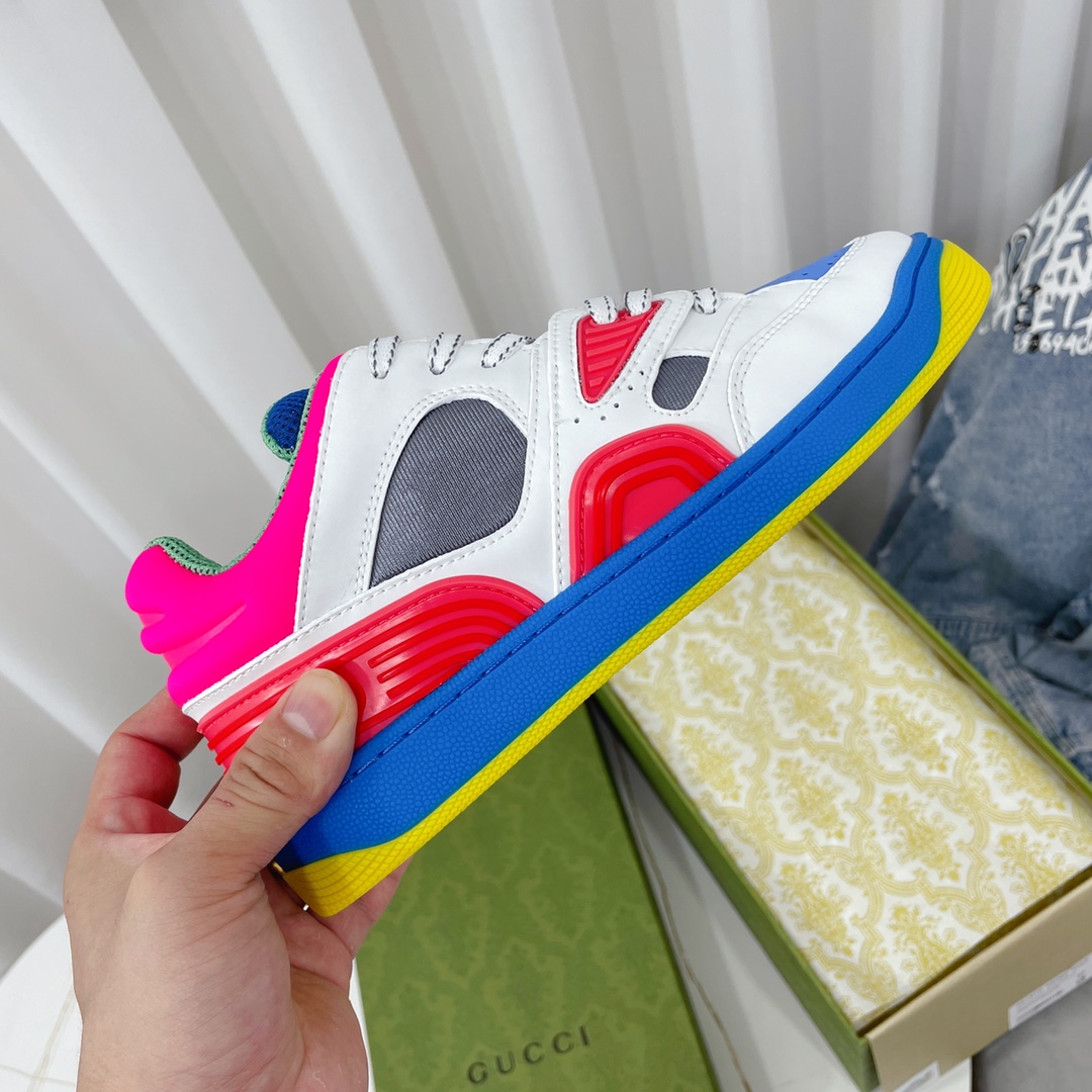 Gucci  Basket Sneaker With Lnterlocking G  - FashionPlug