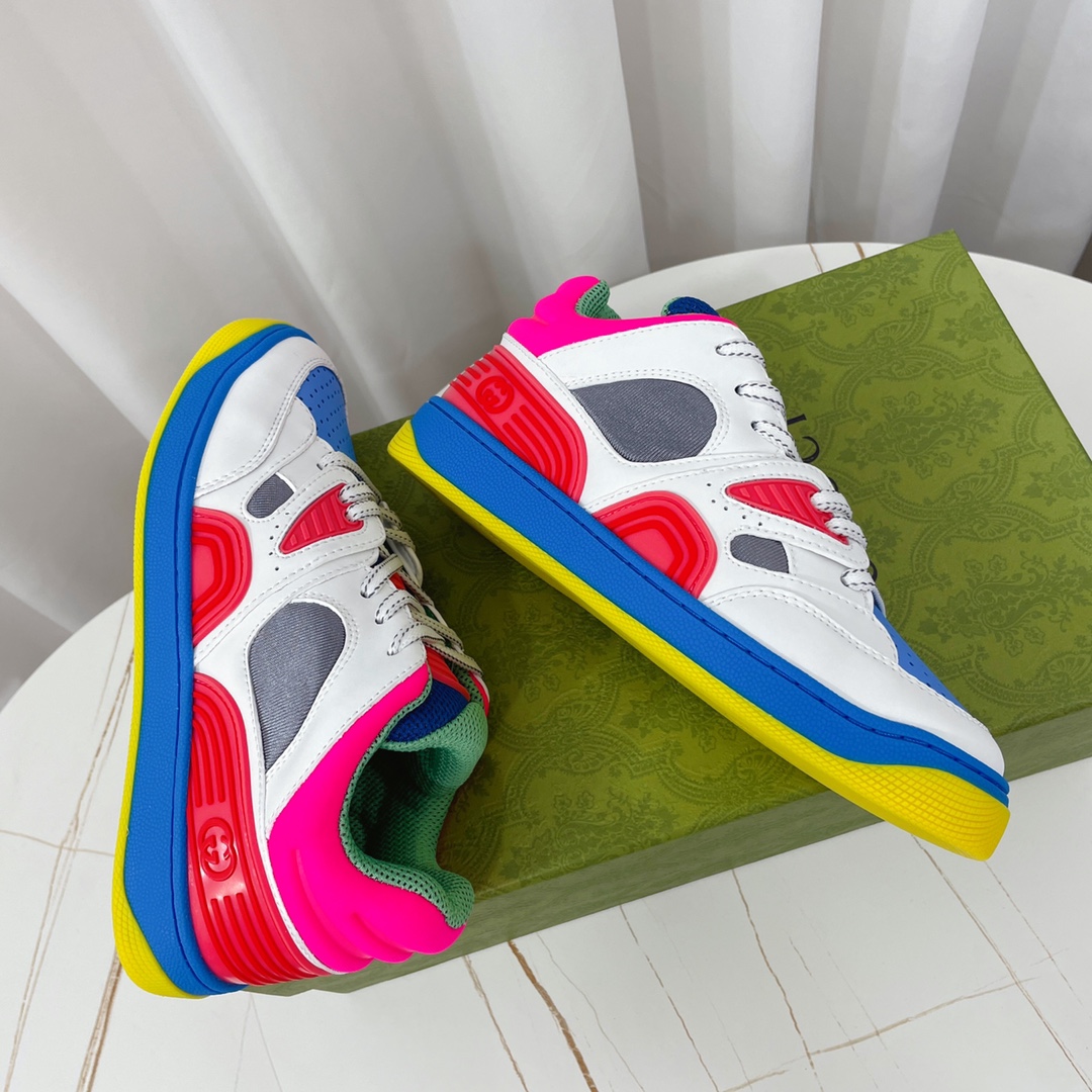 Gucci  Basket Sneaker With Lnterlocking G  - FashionPlug