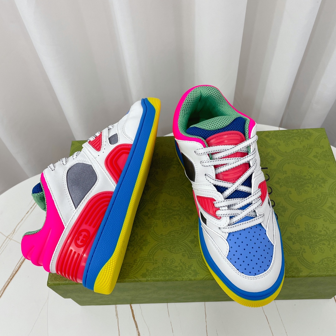 Gucci  Basket Sneaker With Lnterlocking G  - FashionPlug