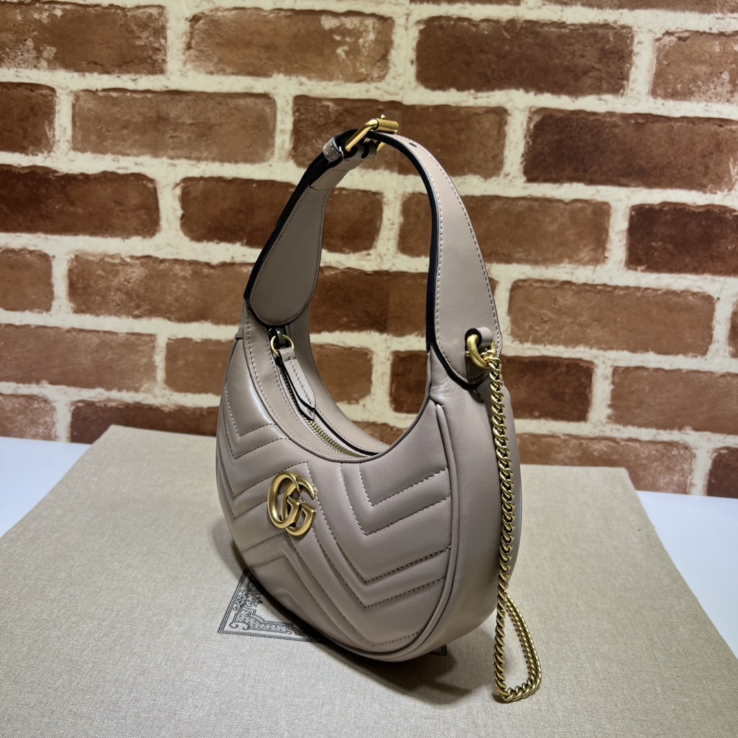 Gucci GG  Leather Handle Bag（21-11-5CM） - FashionPlug