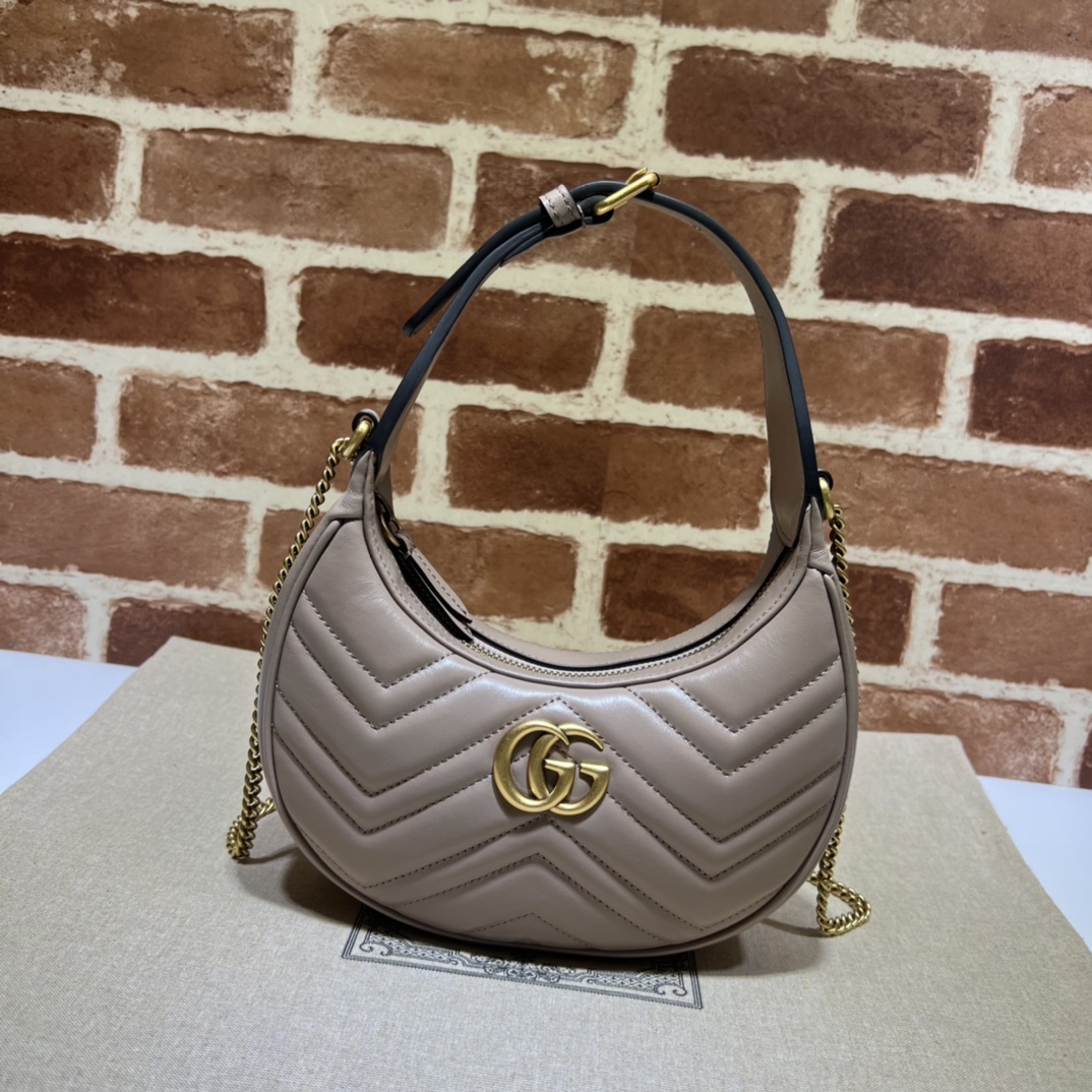 Gucci GG  Leather Handle Bag（21-11-5CM） - FashionPlug