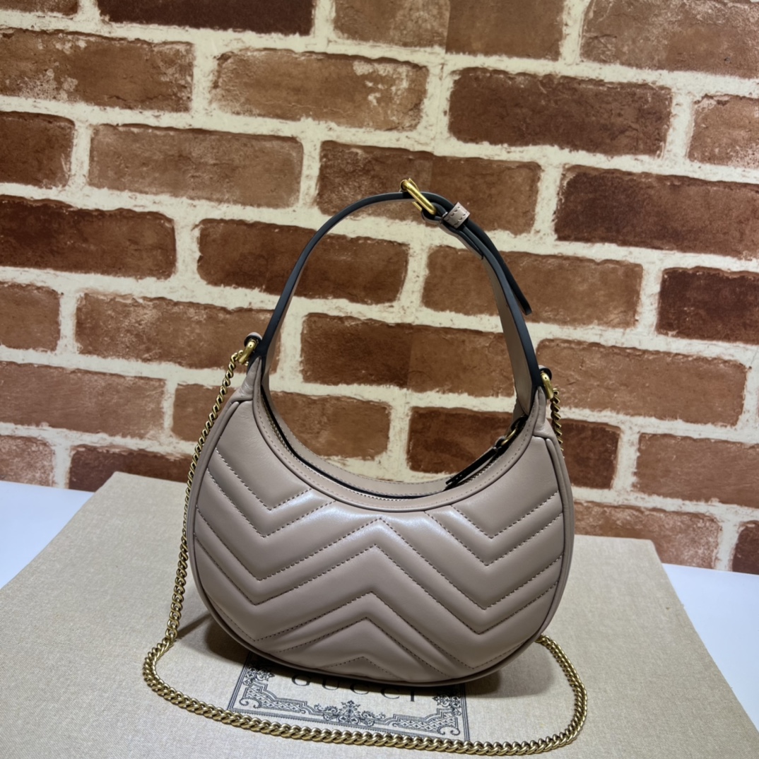 Gucci GG  Leather Handle Bag（21-11-5CM） - FashionPlug