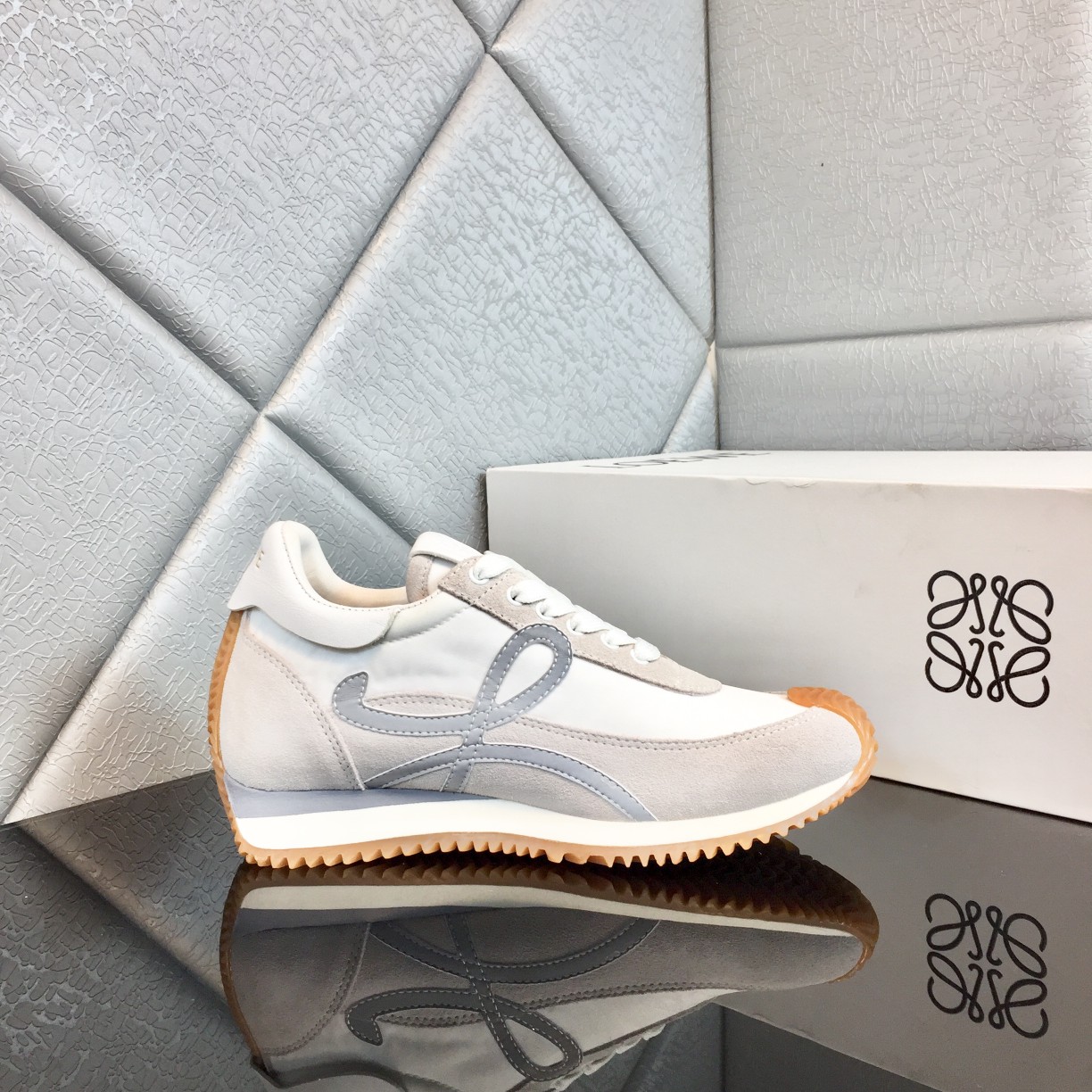 Loewe Flow Runner In Calfskin - FashionPlug