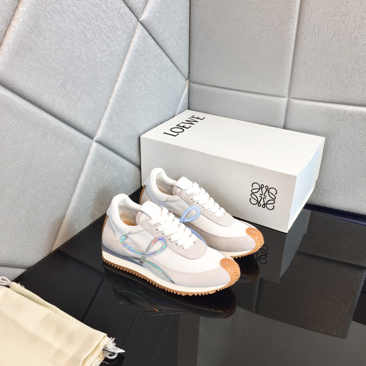 Loewe Flow Runner In Calfskin - FashionPlug
