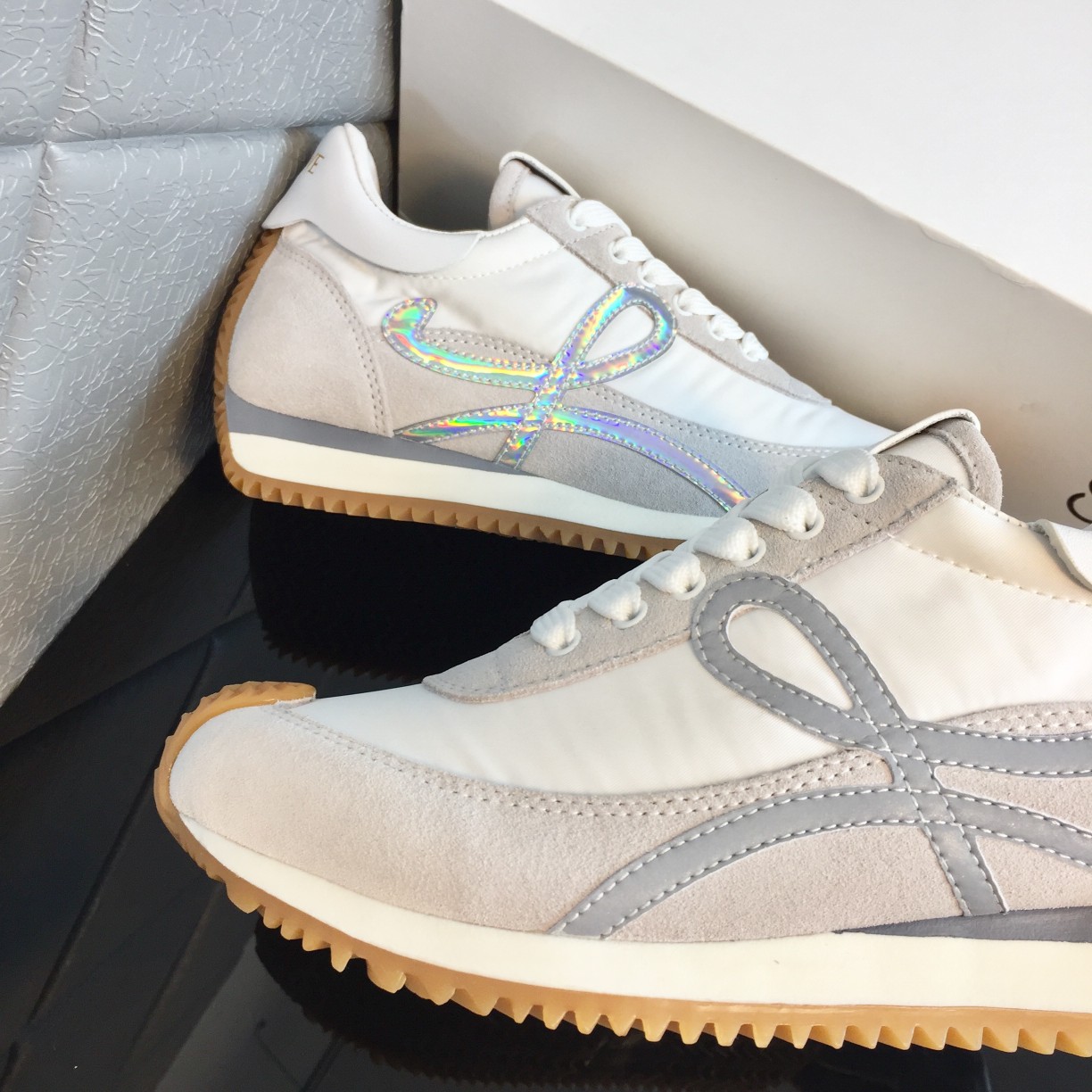 Loewe Flow Runner In Calfskin - FashionPlug