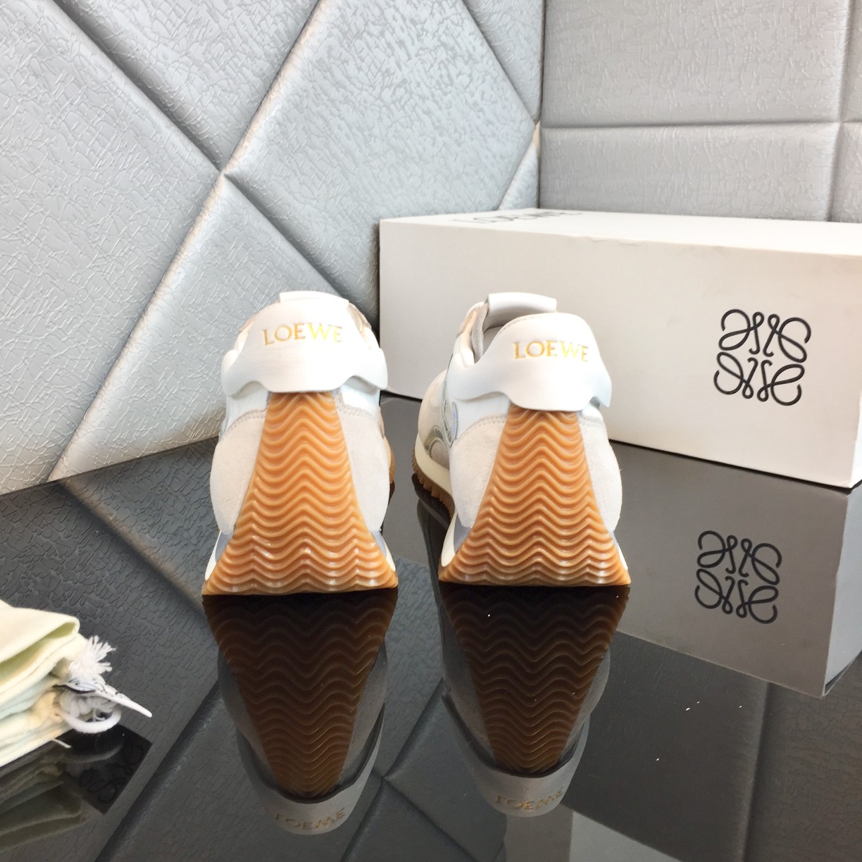 Loewe Flow Runner In Calfskin - FashionPlug
