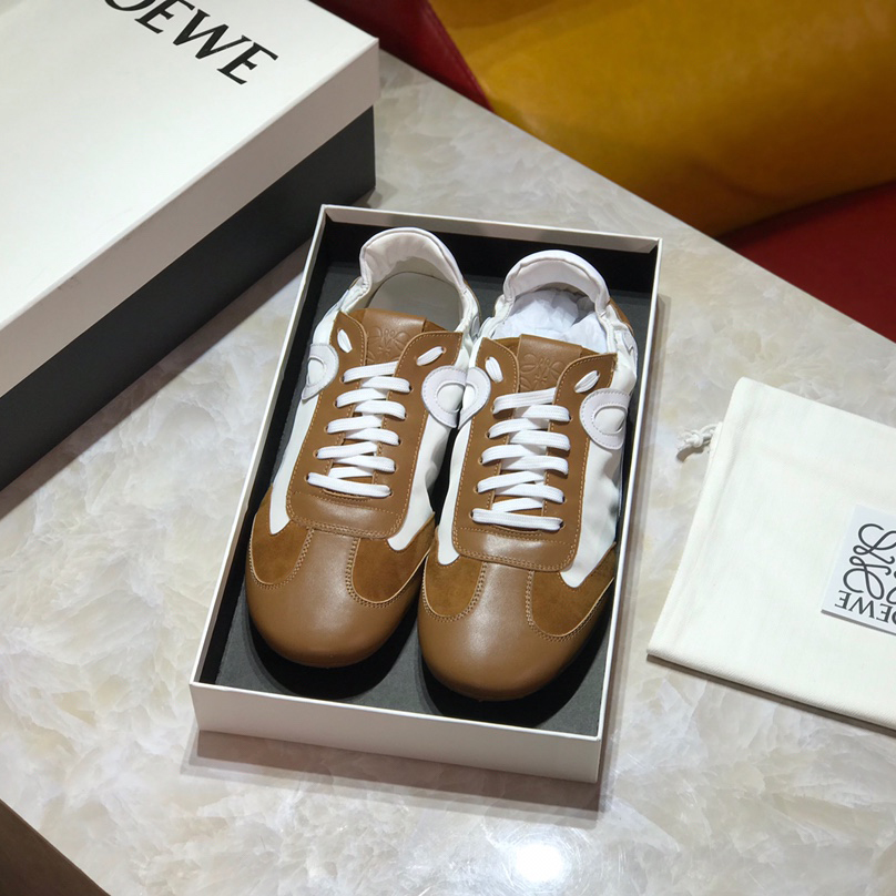Loewe Ballet Runner In Nylon And Calfskin - FashionPlug