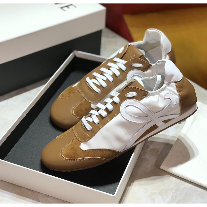 Loewe Ballet Runner In Nylon And Calfskin - FashionPlug