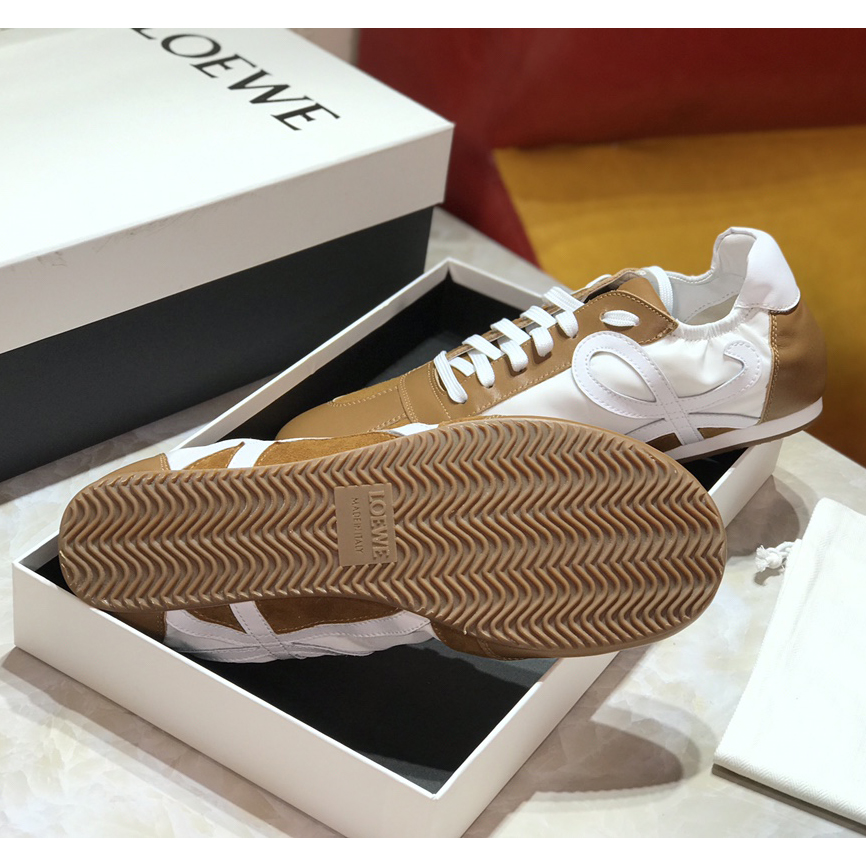 Loewe Ballet Runner In Nylon And Calfskin - FashionPlug