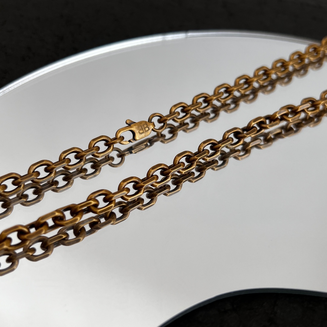 Balenciaga Vintage Style Necklace - FashionPlug