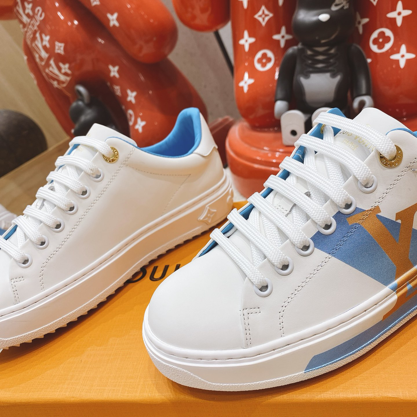 Louis Vuitton Logo Sneaker - FashionPlug