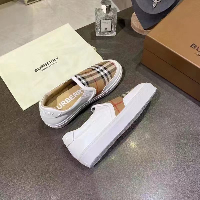 Burberry Vintage Check Loafers   - FashionPlug