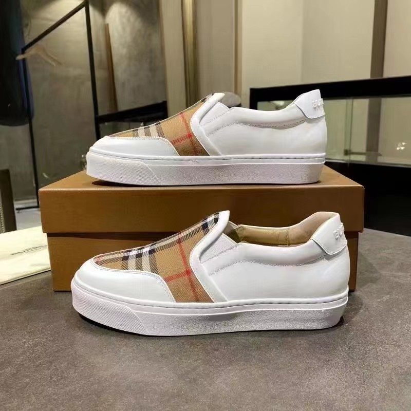 Burberry Vintage Check Loafers   - FashionPlug