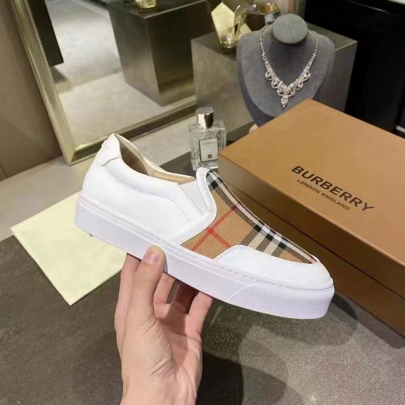 Burberry Vintage Check Loafers   - FashionPlug