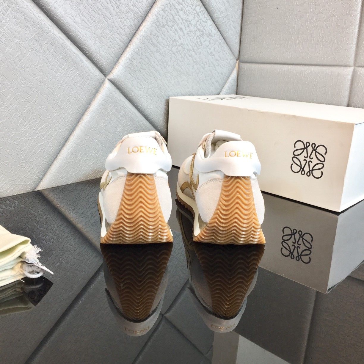 Loewe Flow Runner In Calfskin - FashionPlug