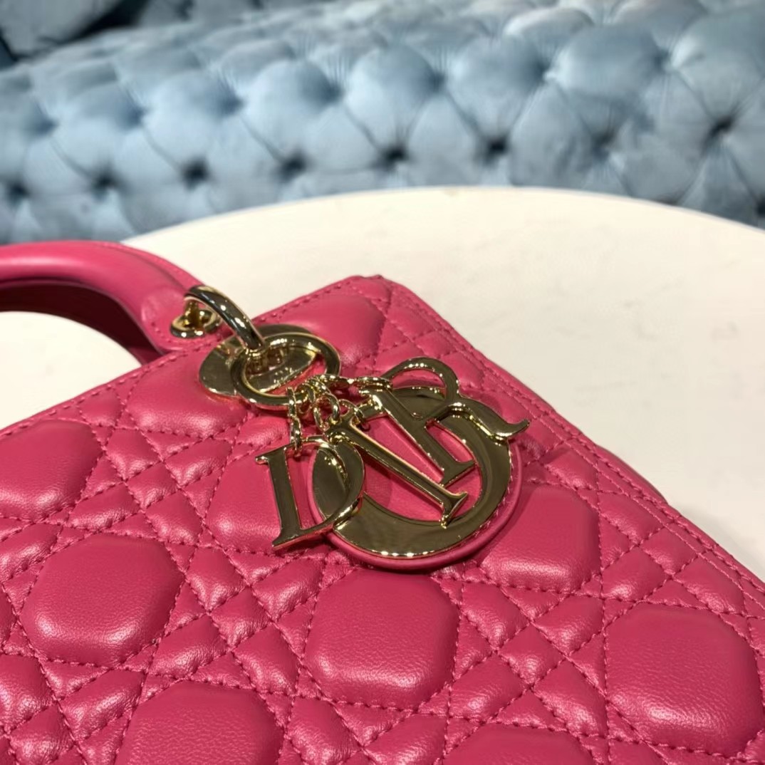 Dior Lady Bag  Cannage Calfskin（24-20-11CM） - FashionPlug