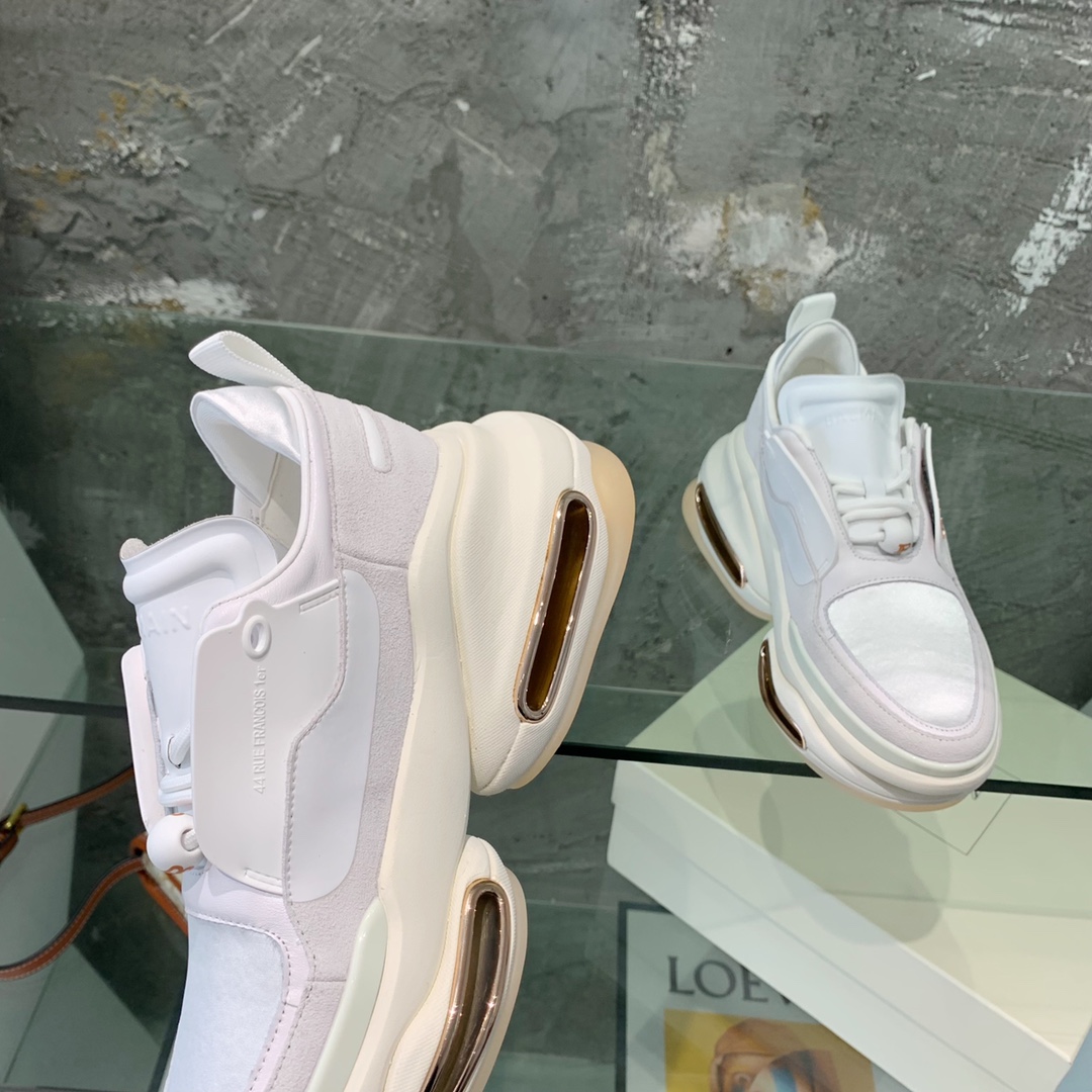 Balmain B-Bold Low-Top Sneakers - FashionPlug