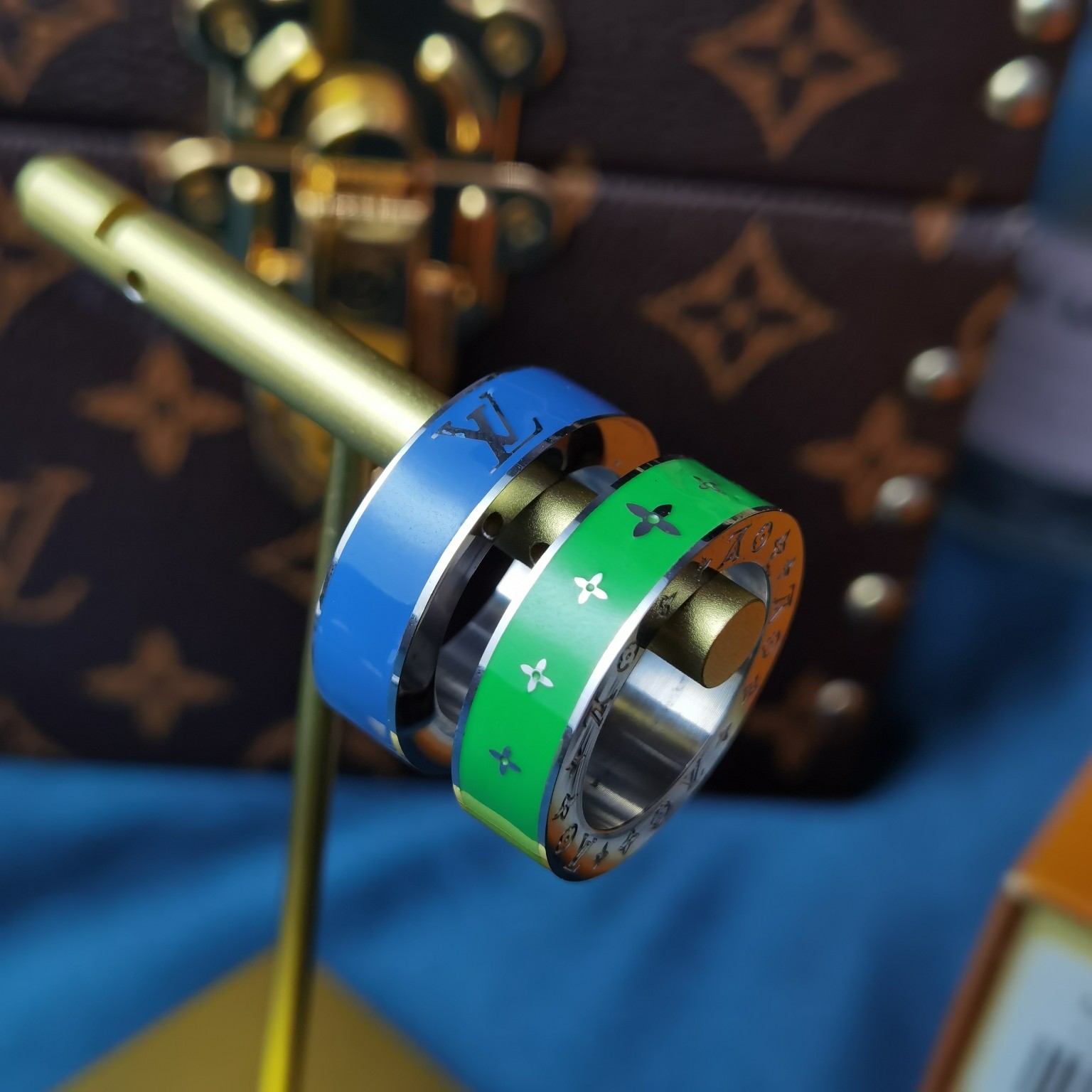 Louis Vuitton Rainbow Charms Ring - FashionPlug