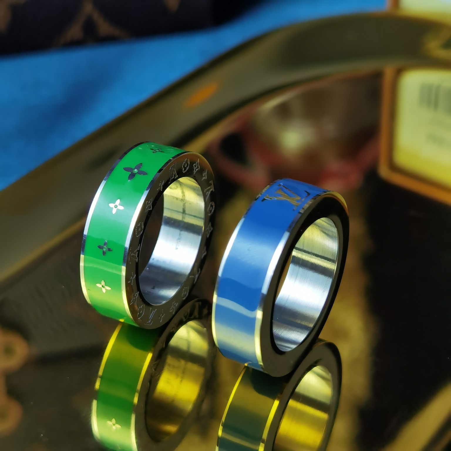 Louis Vuitton Rainbow Charms Ring - FashionPlug