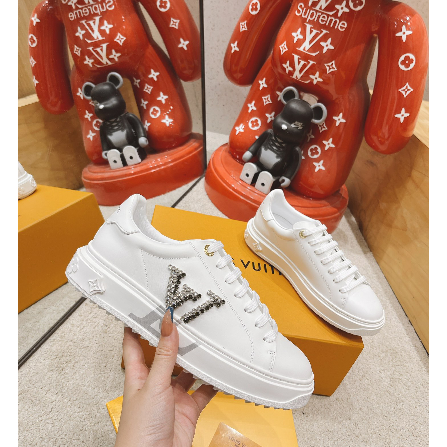 Louis Vuitton Time Out Sneaker  - FashionPlug