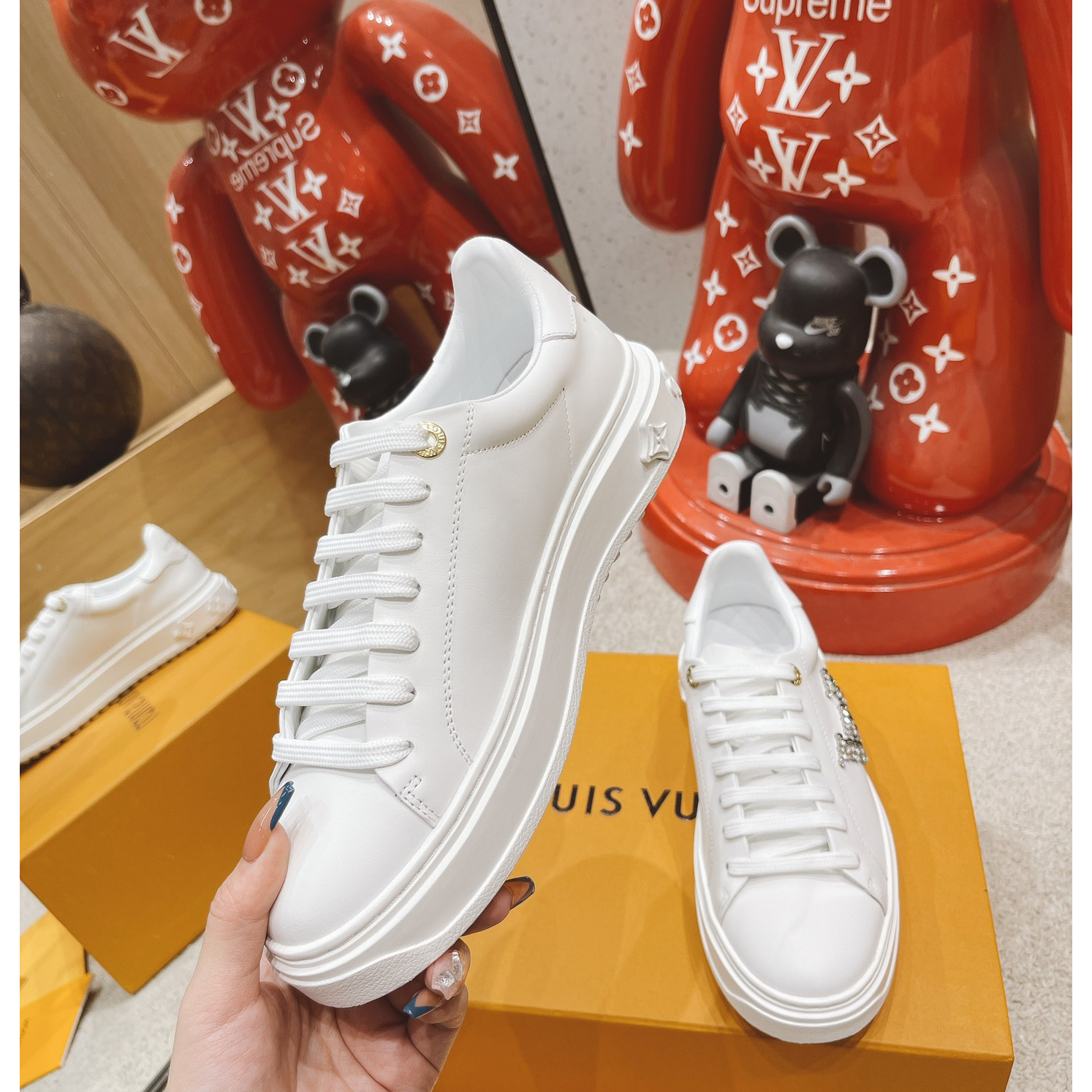 Louis Vuitton Time Out Sneaker  - FashionPlug