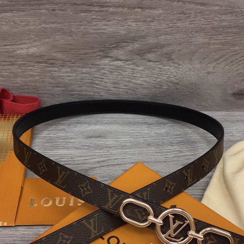 Louis Vuitton Squared LV 20mm Belt - FashionPlug