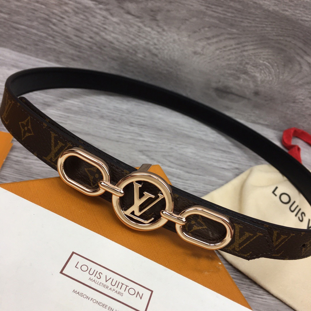 Louis Vuitton Squared LV 20mm Belt - FashionPlug