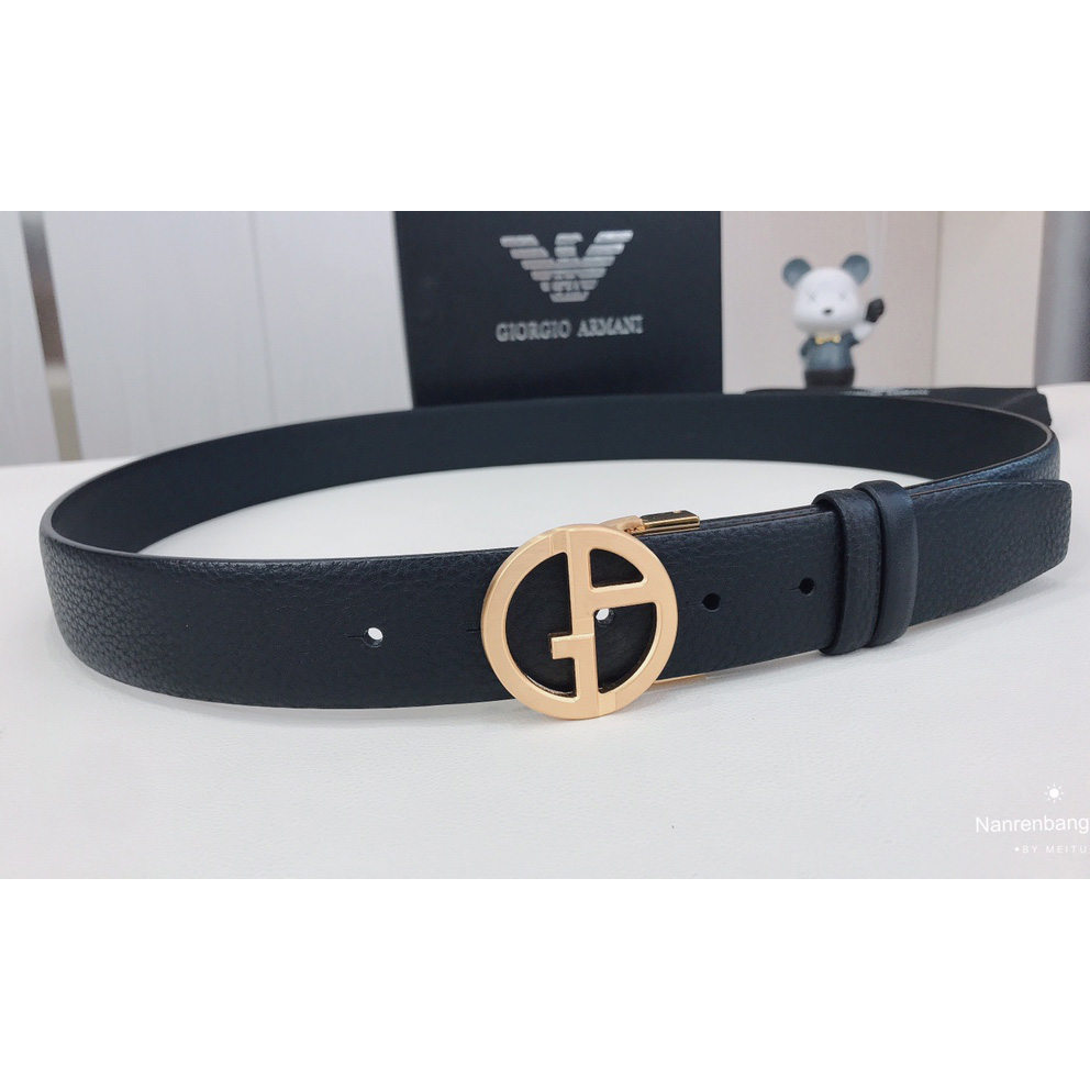 Armani Reversible Leather Belt  35mm - FashionPlug