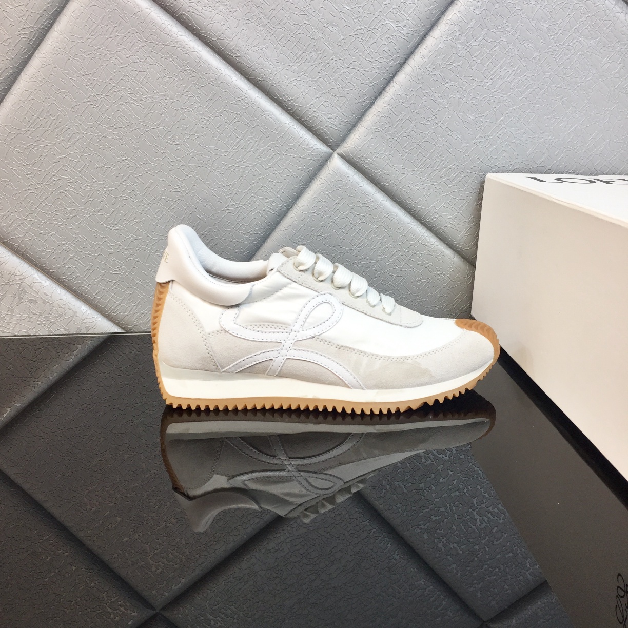 Loewe Flow Runner In Calfskin - FashionPlug