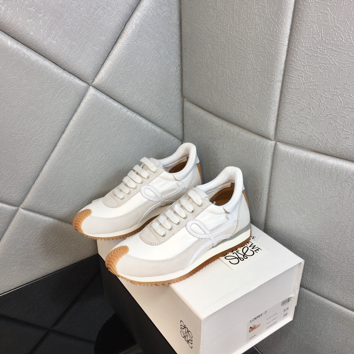 Loewe Flow Runner In Calfskin - FashionPlug