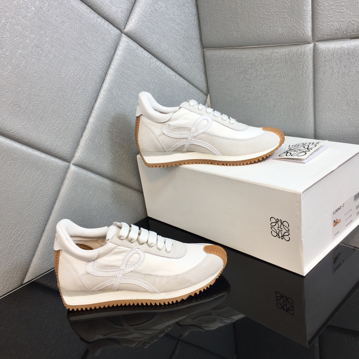 Loewe Flow Runner In Calfskin - FashionPlug
