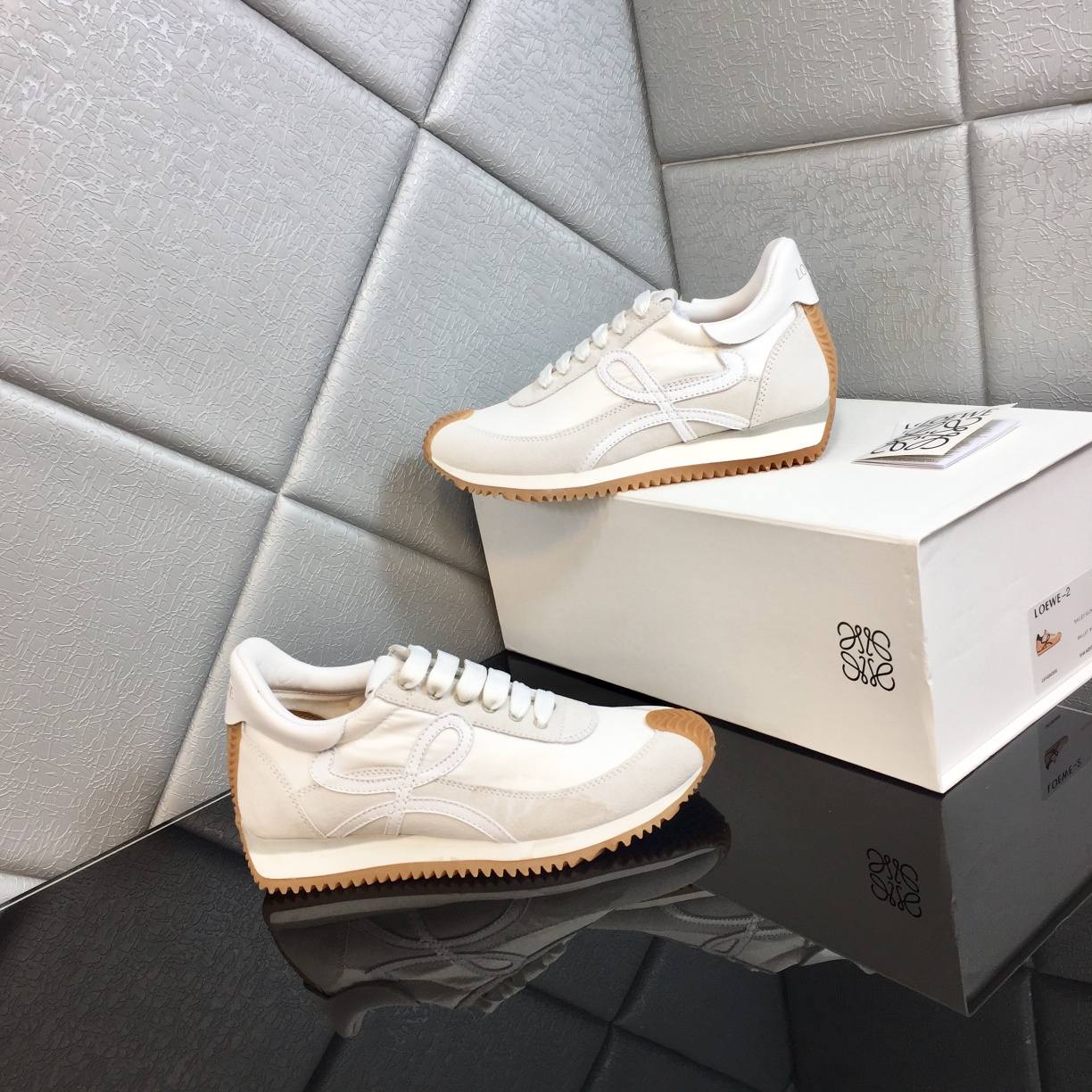 Loewe Flow Runner In Calfskin - FashionPlug