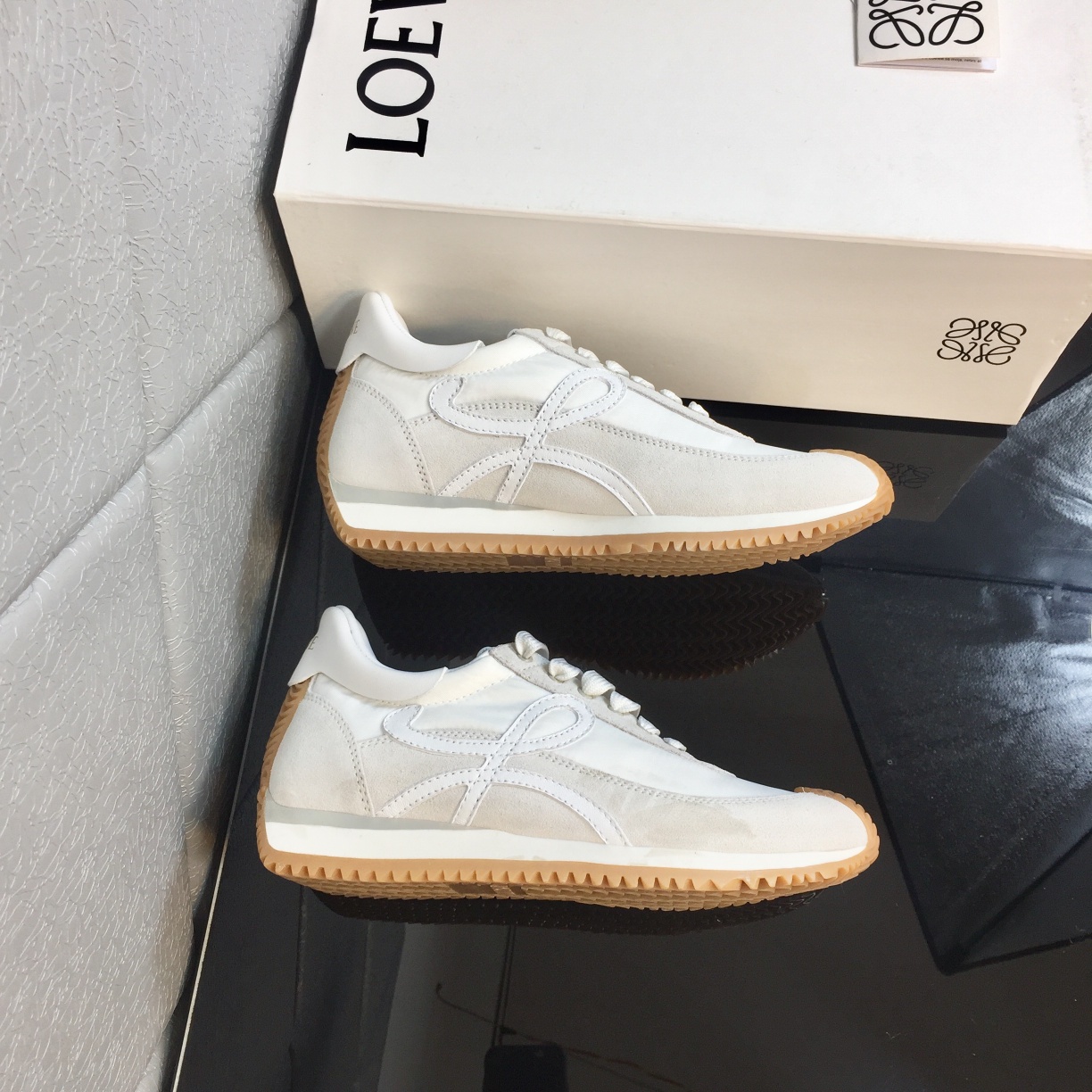 Loewe Flow Runner In Calfskin - FashionPlug