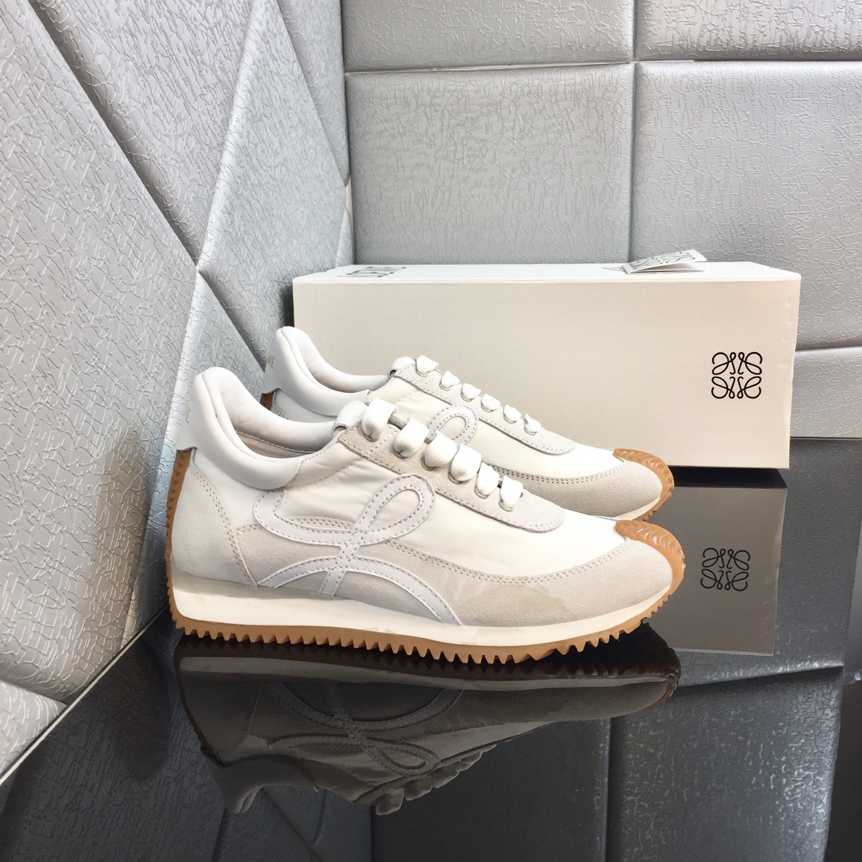 Loewe Flow Runner In Calfskin - FashionPlug