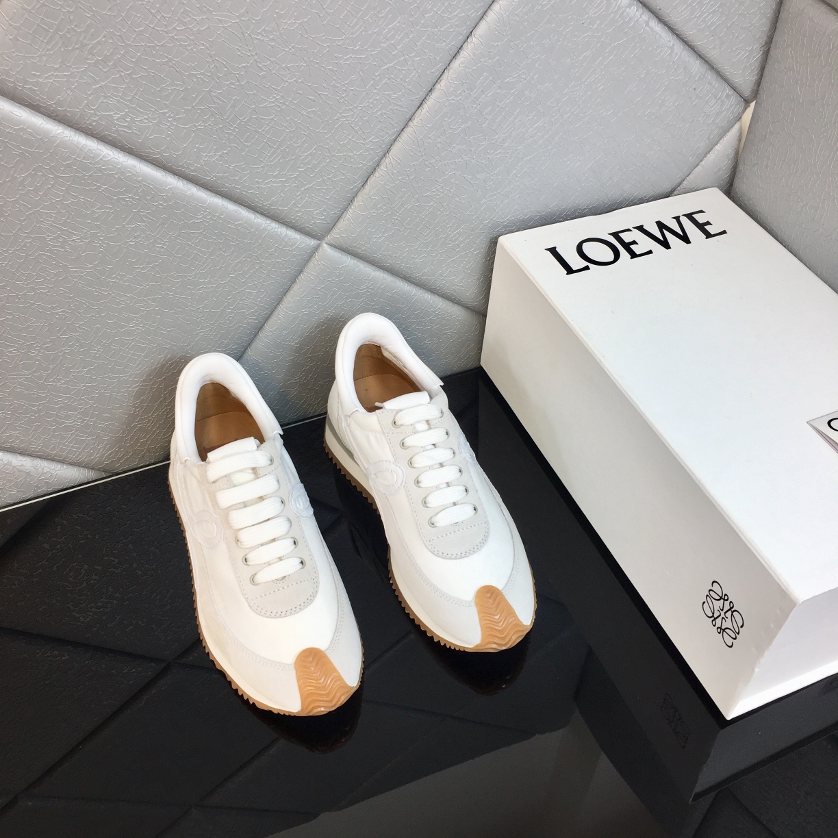 Loewe Flow Runner In Calfskin - FashionPlug