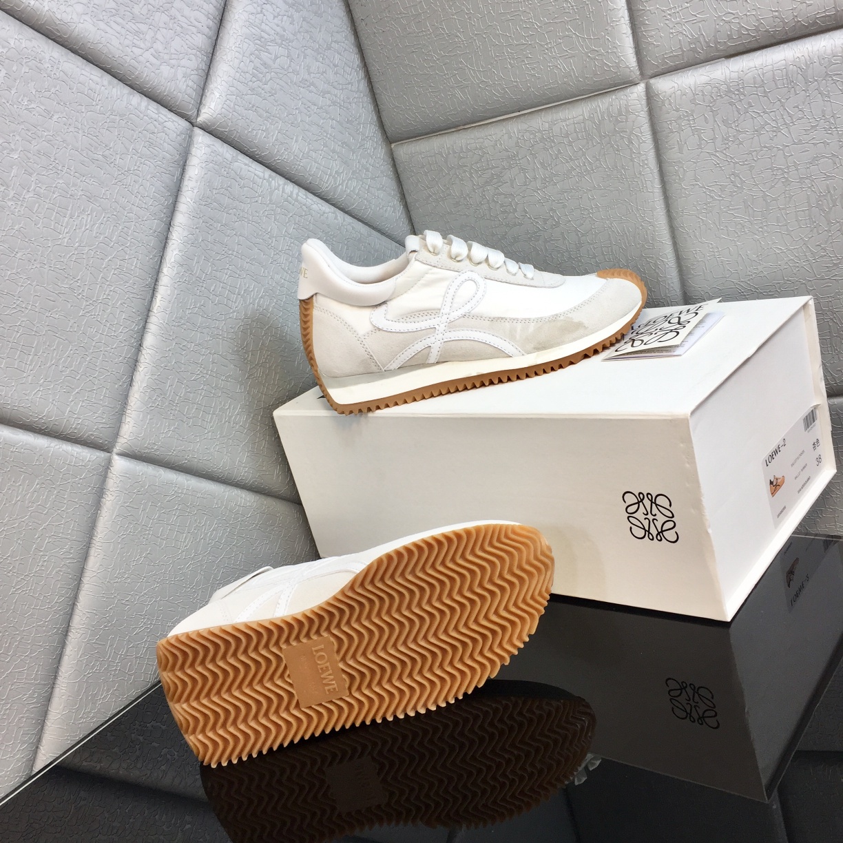 Loewe Flow Runner In Calfskin - FashionPlug