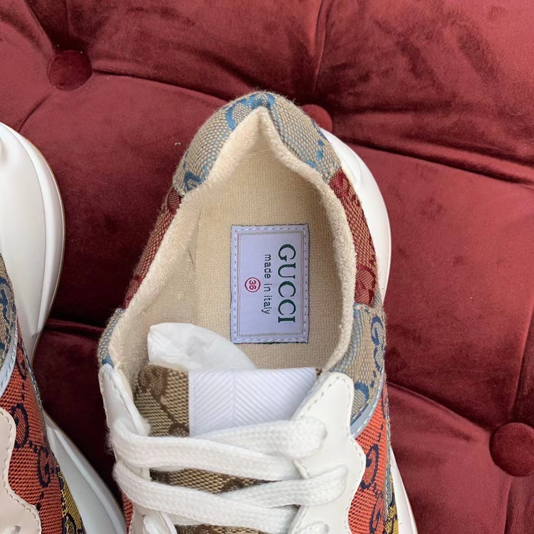 Gucci GG Multicolor Series Rhyton  Sneakers(upon uk size) - FashionPlug