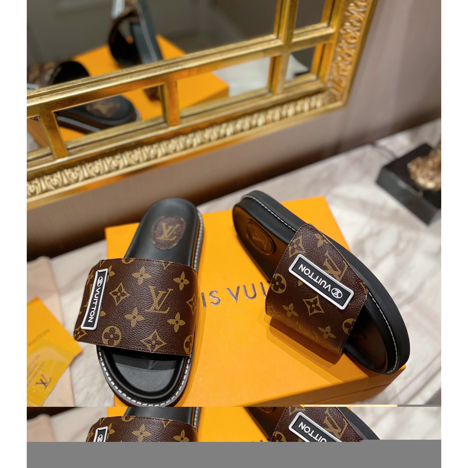 Louis Vuitton Monogram Slipper - FashionPlug