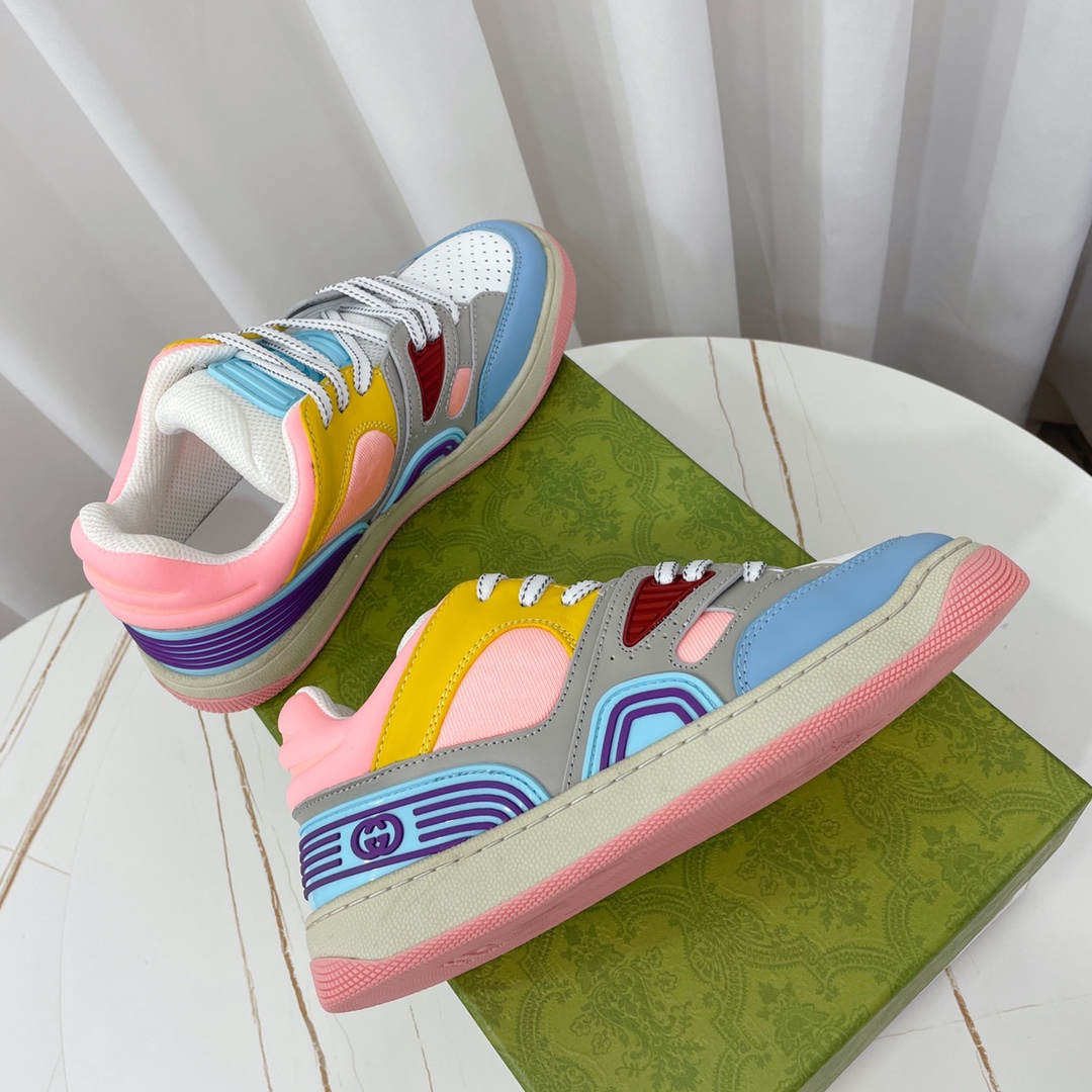 Gucci  Basket Sneaker With Lnterlocking G  - FashionPlug