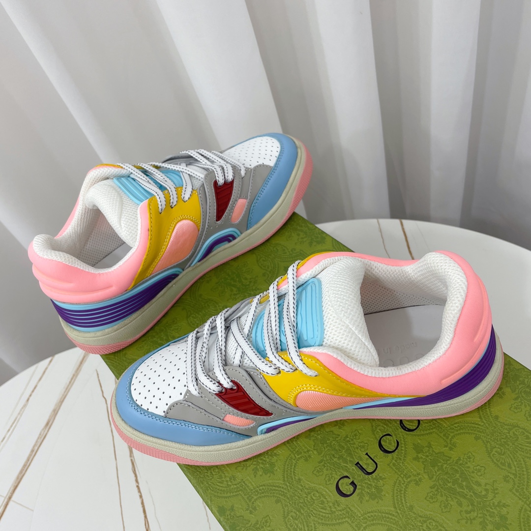 Gucci  Basket Sneaker With Lnterlocking G  - FashionPlug