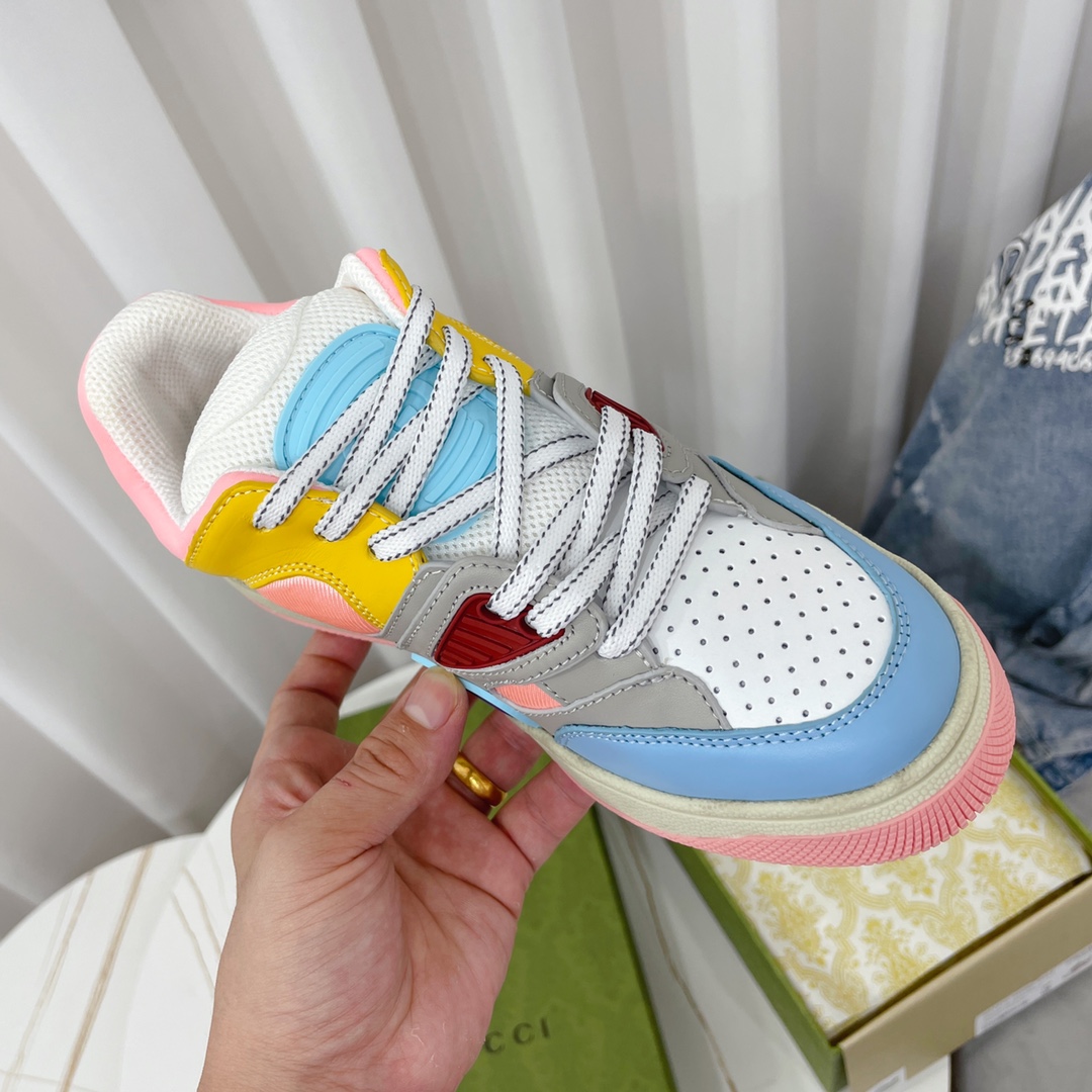 Gucci  Basket Sneaker With Lnterlocking G  - FashionPlug