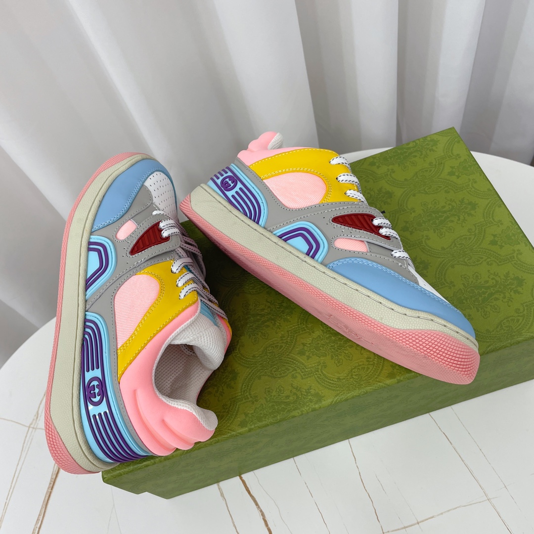 Gucci  Basket Sneaker With Lnterlocking G  - FashionPlug