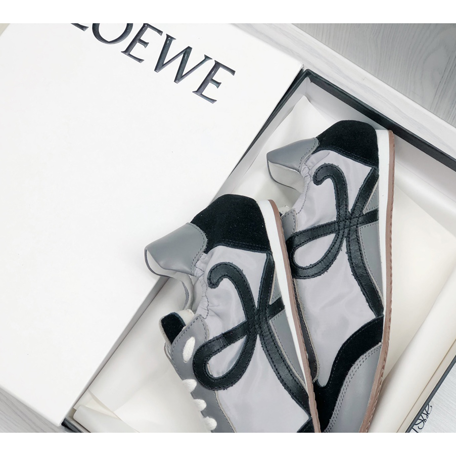 Loewe Ballet Runner In Nylon And Calfskin - FashionPlug